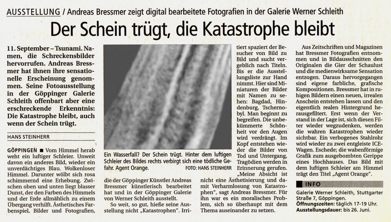 01 Artikel I 2005.06.21 - NWZ - Der Schein trgt..